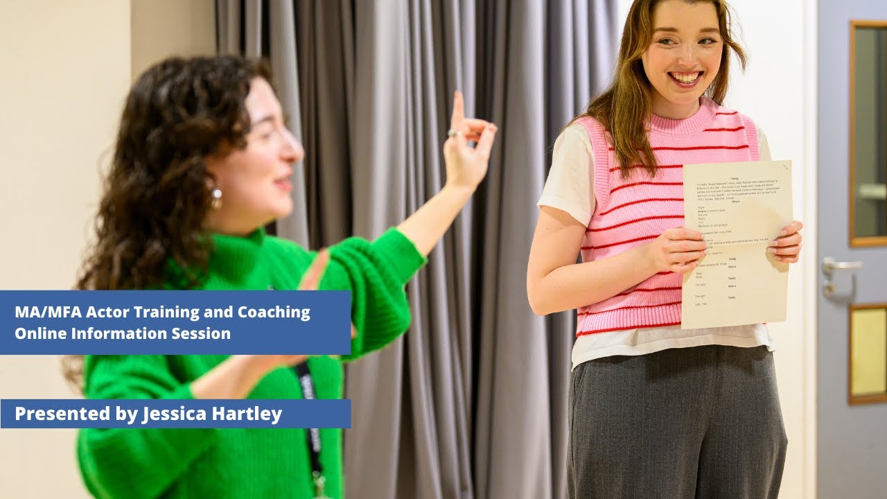 MA/MFA Actor Training and Coaching | Online Information Session