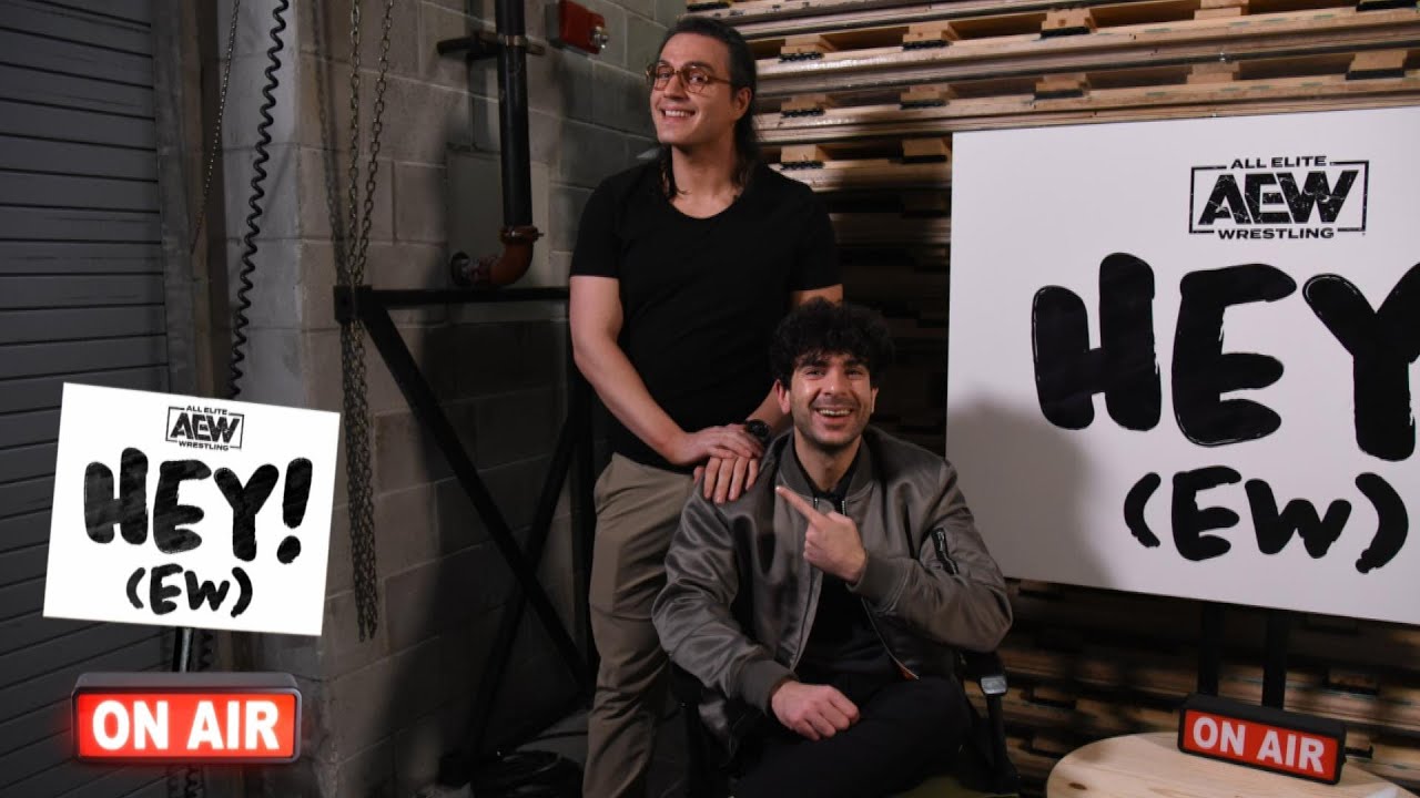 After a Disastrous Debut, RJ Welcomes AEW CEO Tony Khan~Let&rsquo;s Hope for the Best | Hey! (EW), 3/20/22