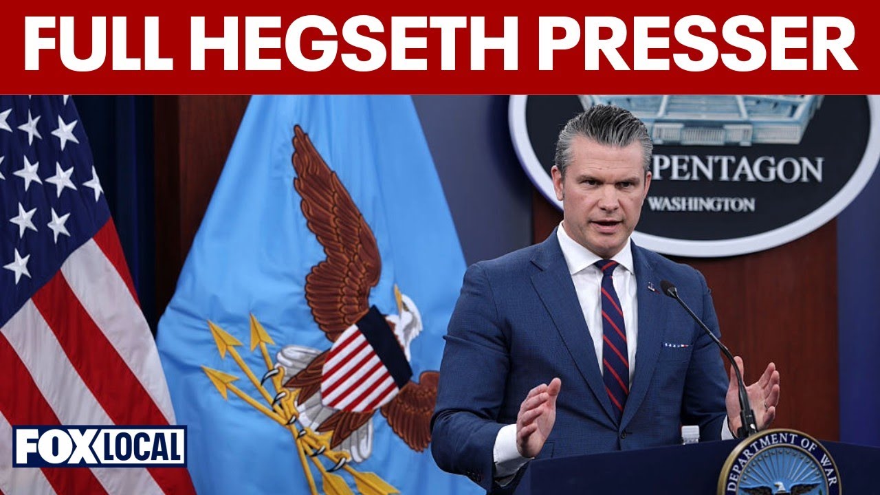 Full Hegseth presser: US forces advance in Operation Epic Fury, striking Iran