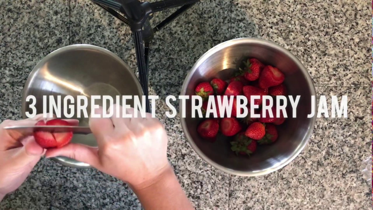 3 Ingredient Strawberry Jam with Coconut Sugar 🍓