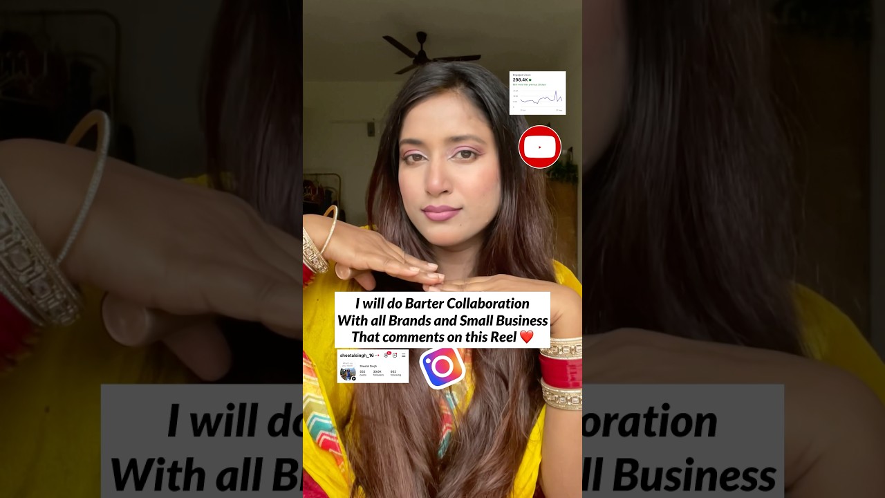 Barter Collaboration with Brands #makeup #bartercollaboration #collaboration #barter