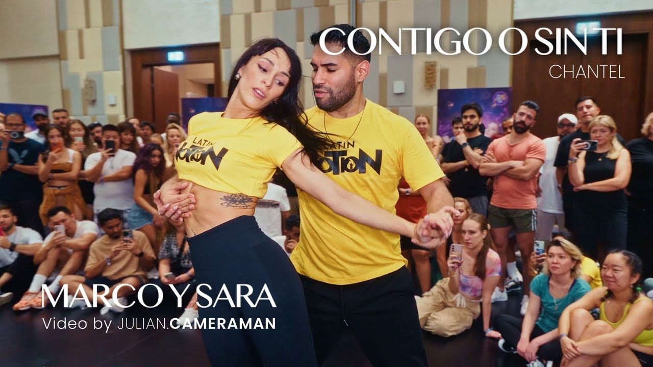 Marco y Sara 💎 | Contigo o Sin Ti - Chantel | Bachata 💛