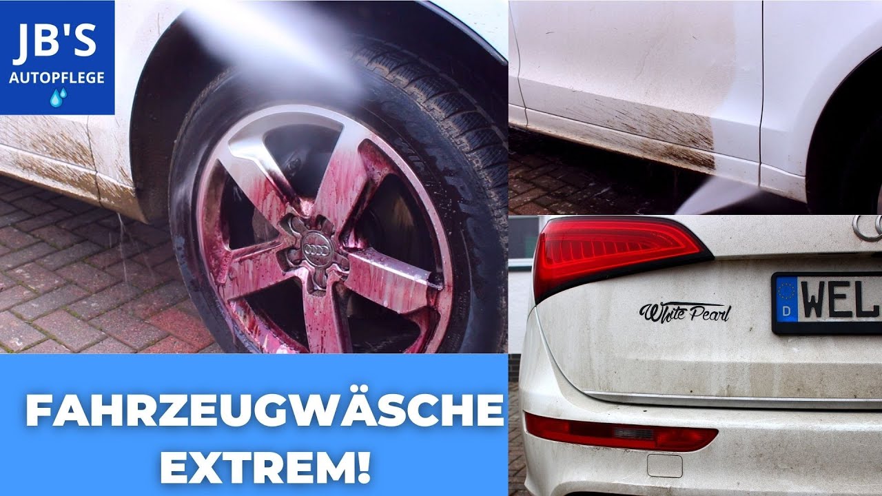 Audi Q5 S-line waschen | Extrem verschmutztes Fahrzeug reinigen 🪣 🧴