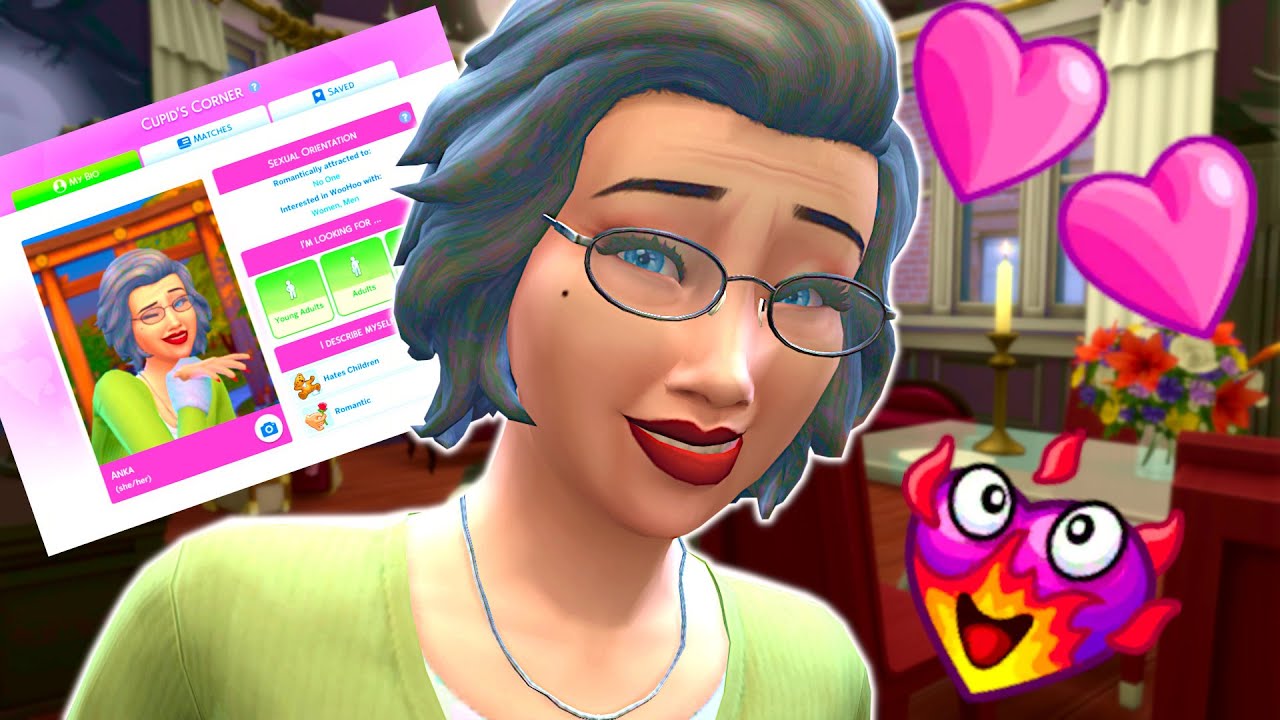 Can my sim still get lucky if she has no dating game? // Sims 4 storyline