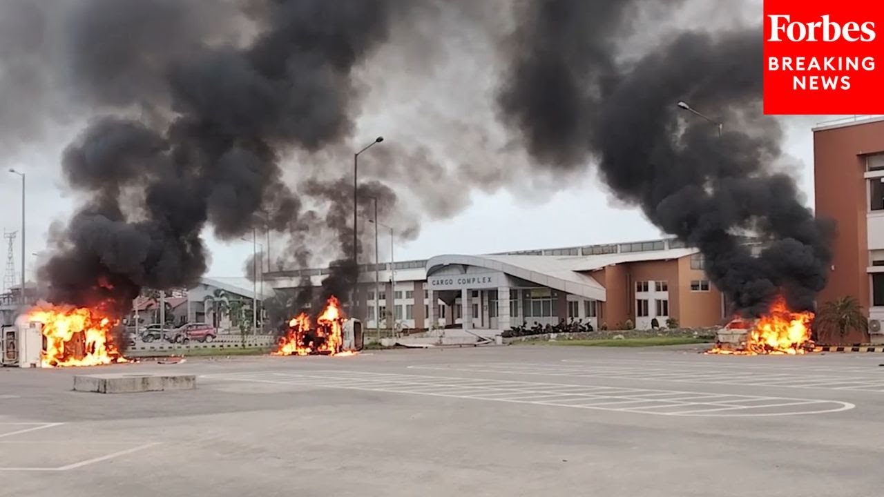 JUST IN: Fires Continue To Burn Across Kathmandu, Nepal, Following Violent Protests