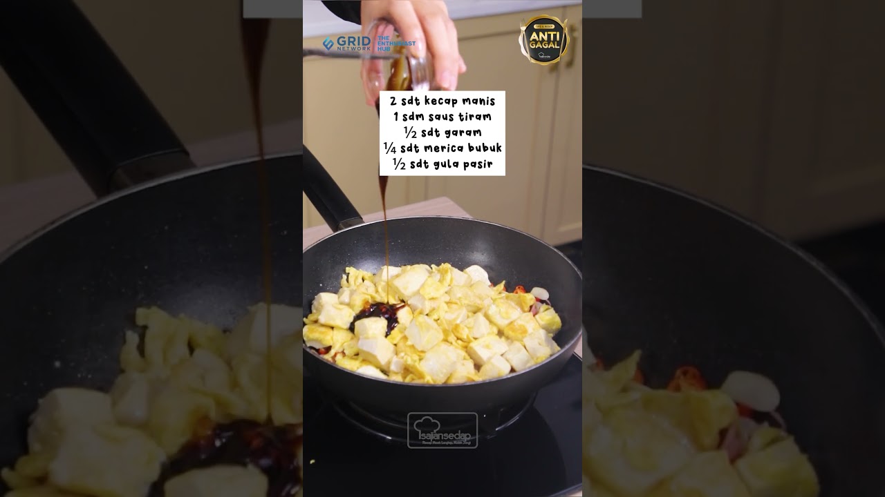 RESEP TAHU TELUR KECAP, MASAK SIMPEL 10 MENIT JADI! #tahutelurkecap