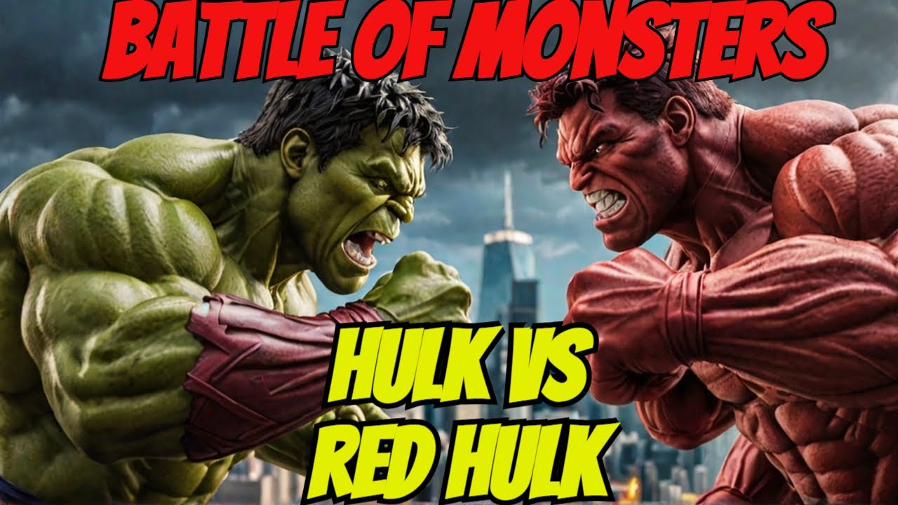 Hulk vs Red Hulk II THE ULTIMATE SHOWDOWN OF MONSTERS