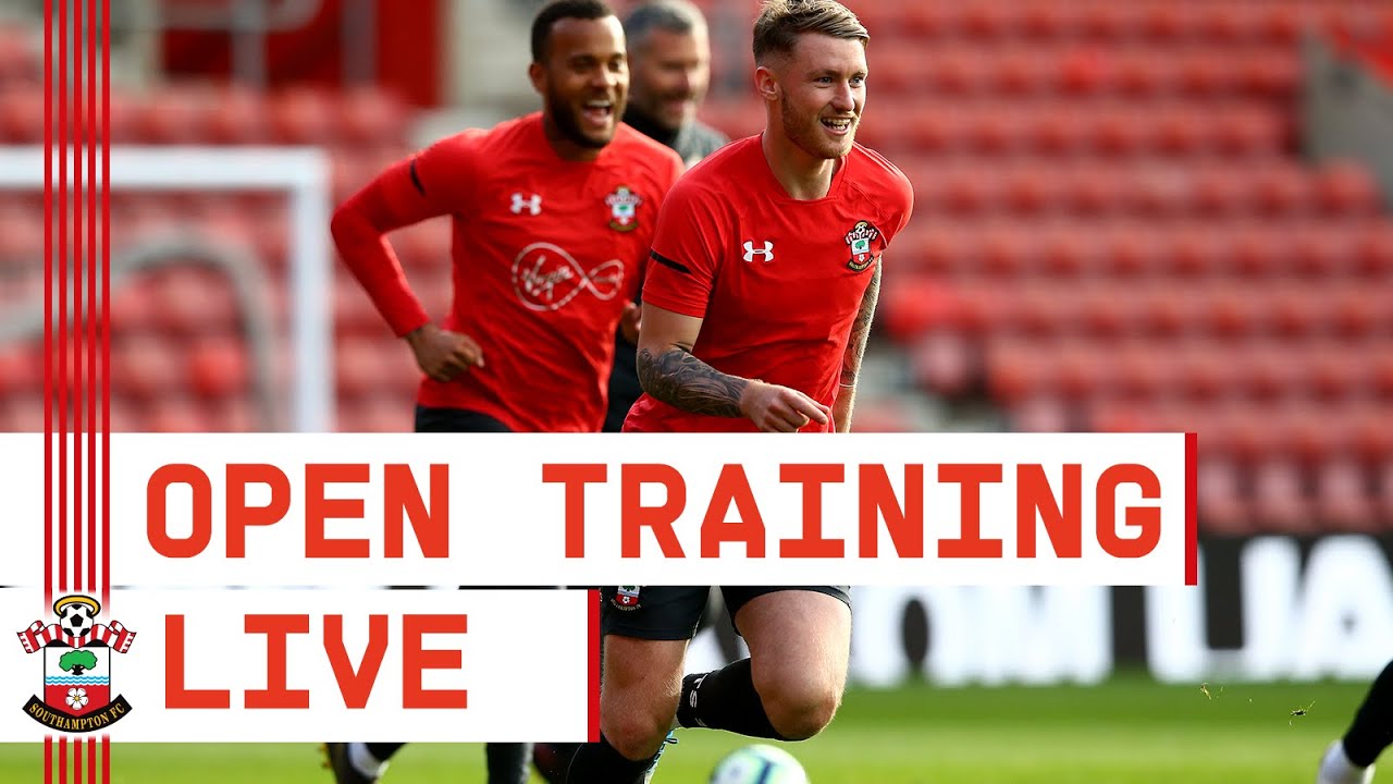 LIVE: Southampton Football Club open training session