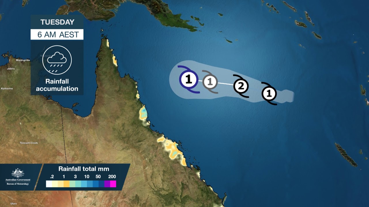 Weather Update: Tropical cyclone Ann in the Coral Sea, 13 May 2019