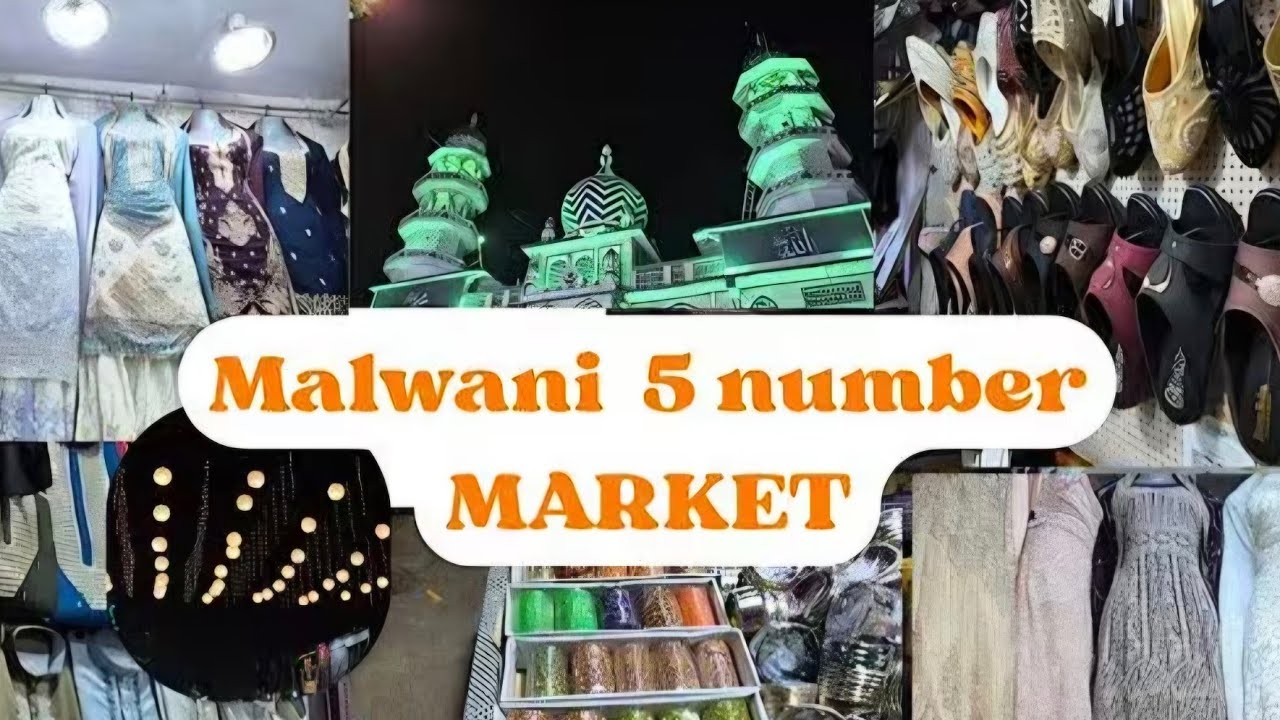 Malwani Shopping  Market 5no | Latest Ramzan Collection Full Update Vlog #ramzanspecial #shopping 