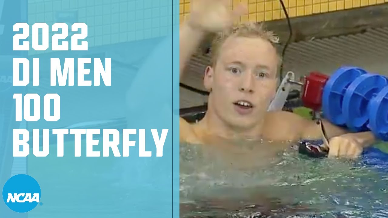 Men's 100 butterfly | 2022 NCAA swimming championships