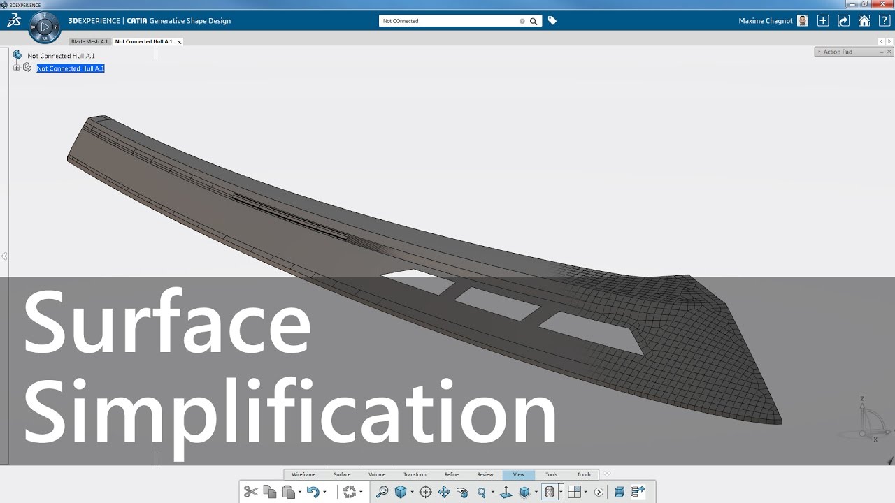 Surface Simplification in 3DExperience