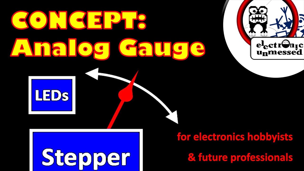 CONCEPT: Design a Beautiful DIY Gauge  using an Arduino and a Stepper Motor (EP52)