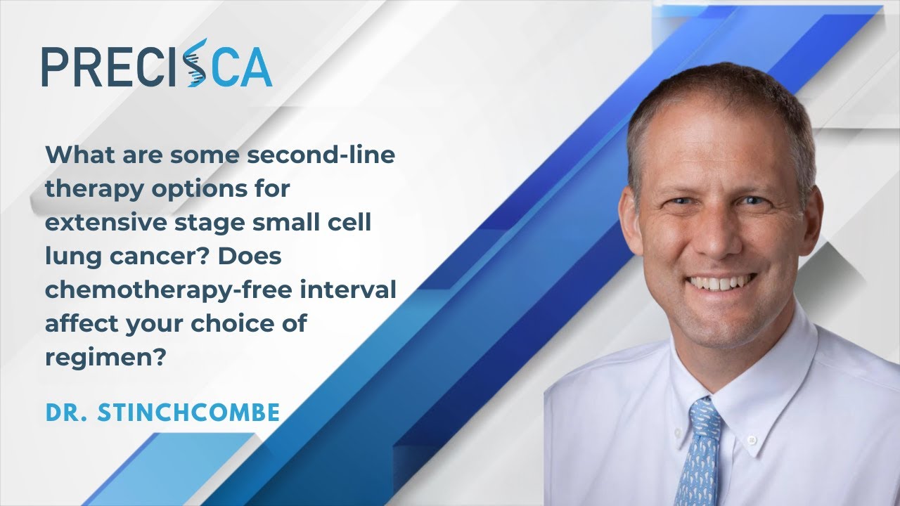 What are second-line therapy options for extensive stage SCLC? What affects your choice of regimen?