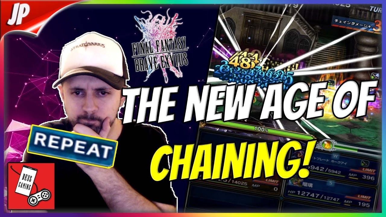 The FUTURE of Chaining! Repeat Button is now a Macro! [Final Fantasy Brave Exvius FFBE]