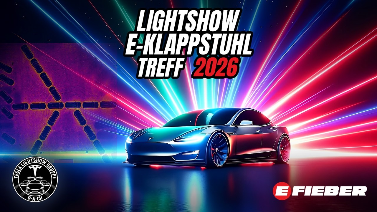 Lumina Ultima | Tesla Light Show am E-Klappstuhl Treff 2026 | EFIEBER