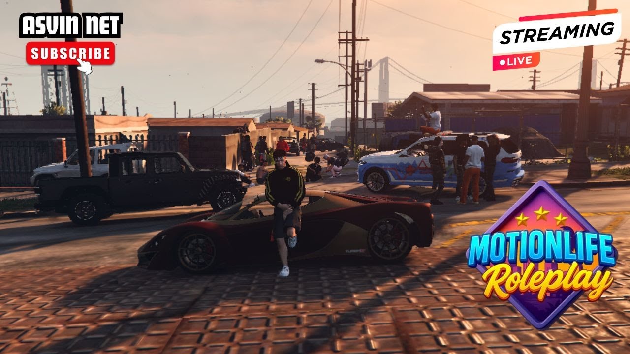 Keren Gak Gengs - GTA Roleplay Live Stream #motionliferp #live #asvinnet #games #gaming