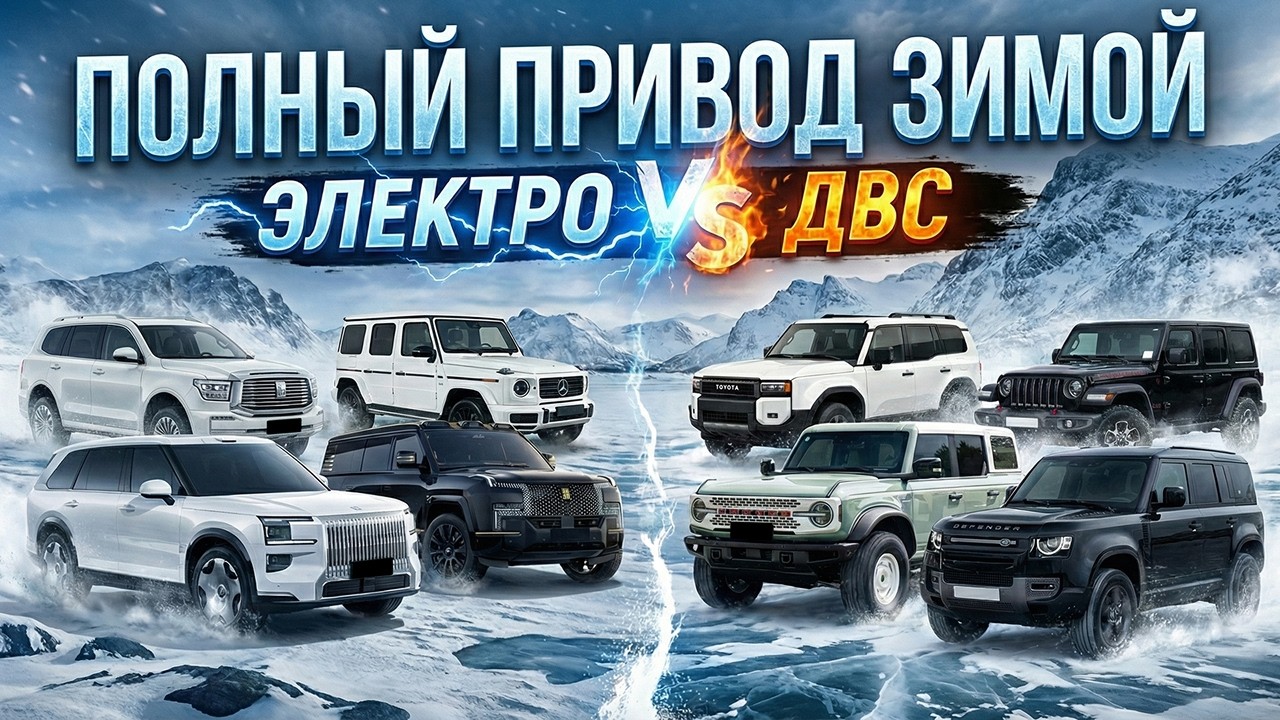 Чей полный привод выберется из любой…? Электро vs ДВС