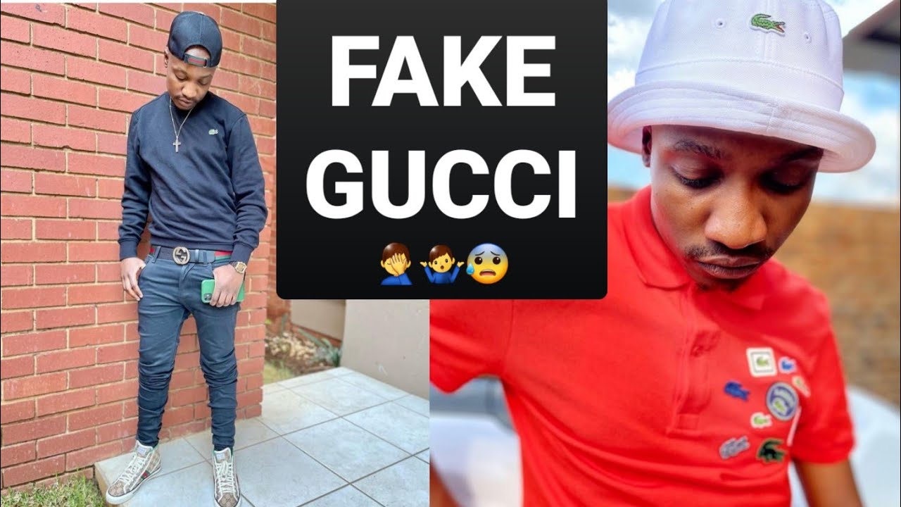 Reece Madlisa is accused of wearing fake Gucci 🙆‍♀️🙆‍♀️