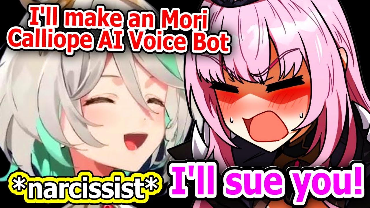 When Calli Realized Cece has the Skills to Create a Convicting Mori Calliope AI Voice Bot...