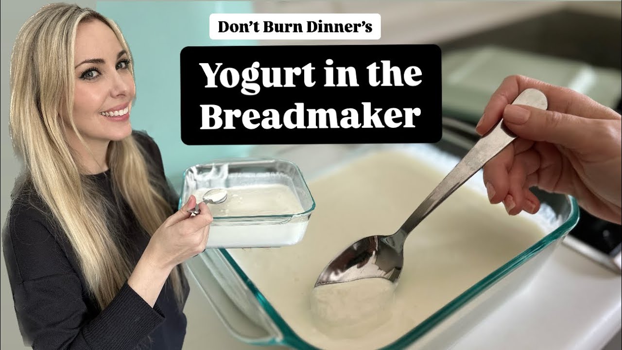 NEVER buy YOGURT Again!!! Yogurt in the BREAD MAKER!!! Easy, organic, minimal and budget friendly!!!