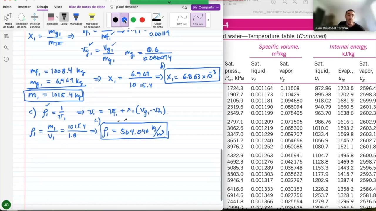 Thermodynamics: First Law Rigid Tank. Steam Tables