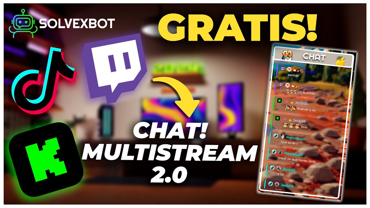Chat para Twitch + Kick + TikTok en 10 minutos (¡FÁCIL y GRATIS!)