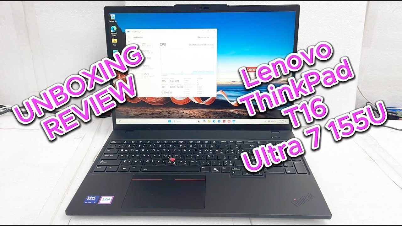 Lenovo ThinkPad T16 Ultra 7 155U Unboxing & Review | Setup Windows 11 Without Microsoft Account