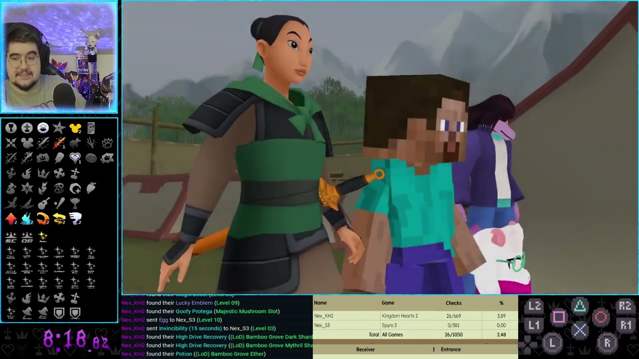 ♠ Solo Multiworld mit KH2 und Spyro 3! Gegen 20/21 Uhr Security Breach Mod testen! ♠