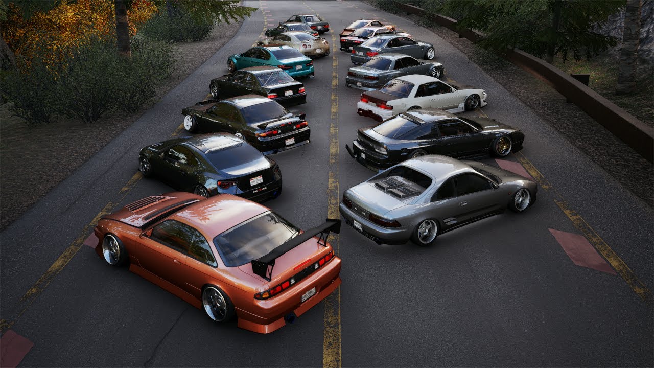 CarX Street PC | Clean Car Meet Pt3 (490HP Silvia S14) - Cruising, Sliding/Drifting, Moments, +