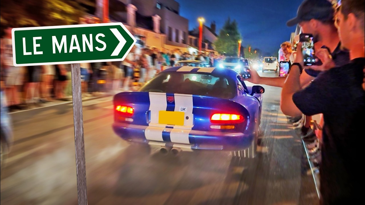 Crashing the British INVASION of Le Mans Classic in my Viper - 2025 MOVIE!