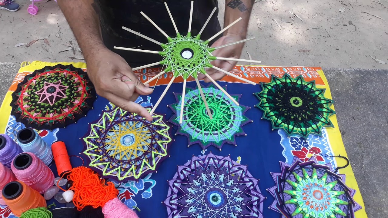 Como fazer Mandala 16 pontas em fios com pontos diversos ? TUTORIAL * SUPER DICAS * Celo Mandala 3D