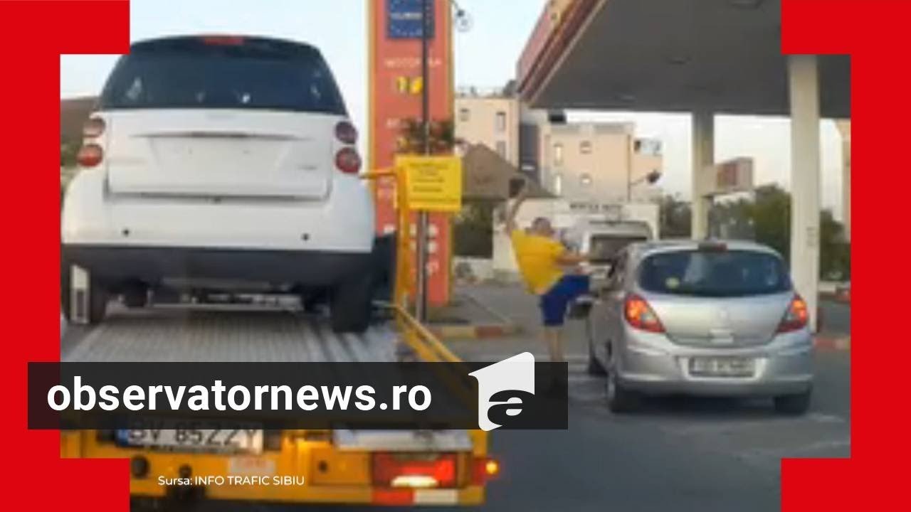 Poliţistul bătăuş din Sibiu lucrează la trupele speciale. Șoferul atacat are 18 ani