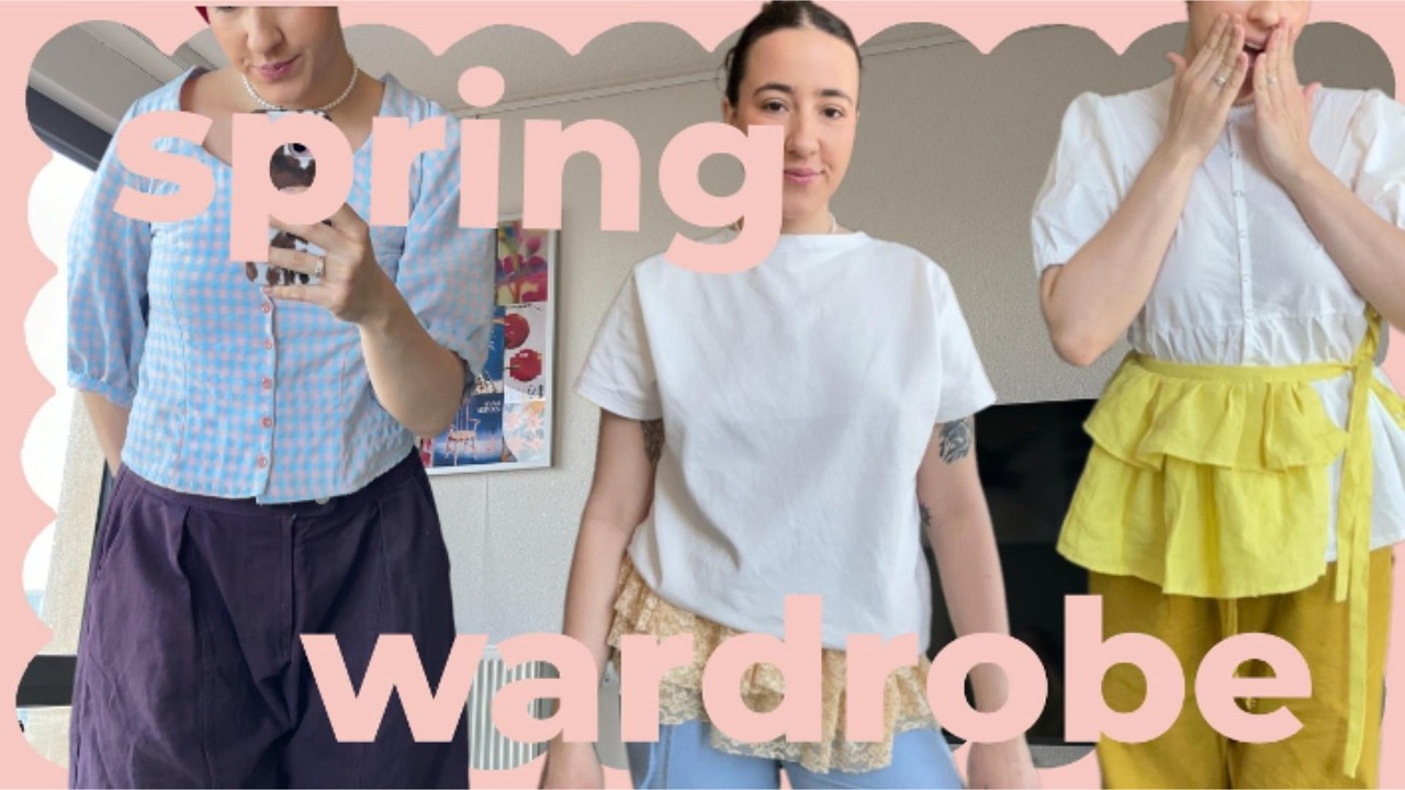 Sewing Vlog | I Made My Dream Spring Wardrobe (Me-Made)✂️