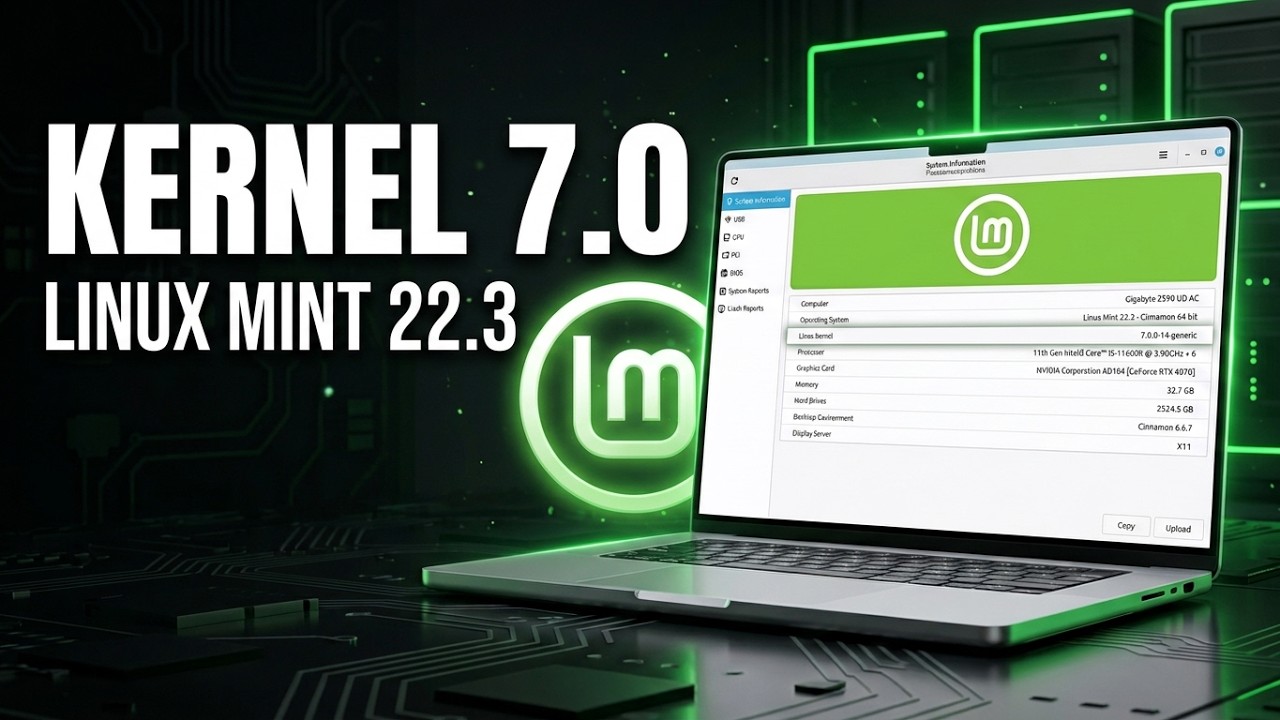 Linux Kernel 7.0 в Linux Mint 22.3 Cinnamon &mdash; полное руководство по установке (безопасный способ ...