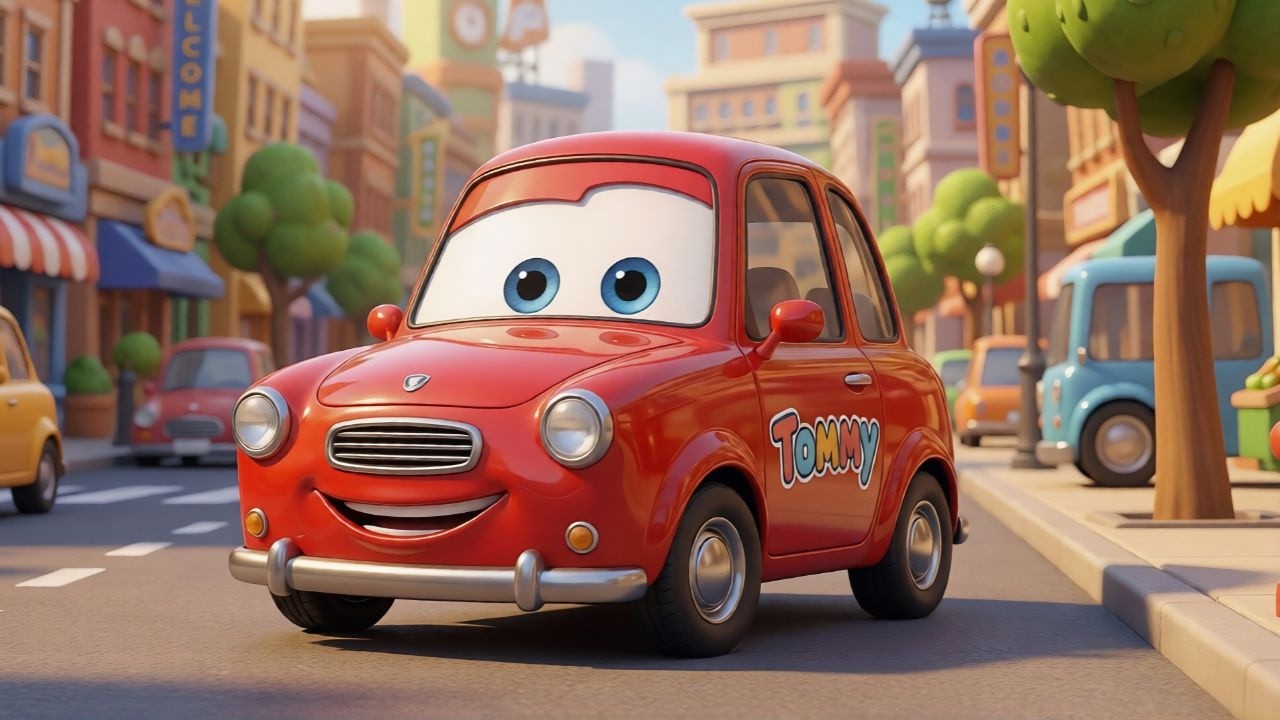 Talking Car Adventure 🚗 Kids Song | Beep Beep Car Song | Road Safety Nursery Rhymes for Kids