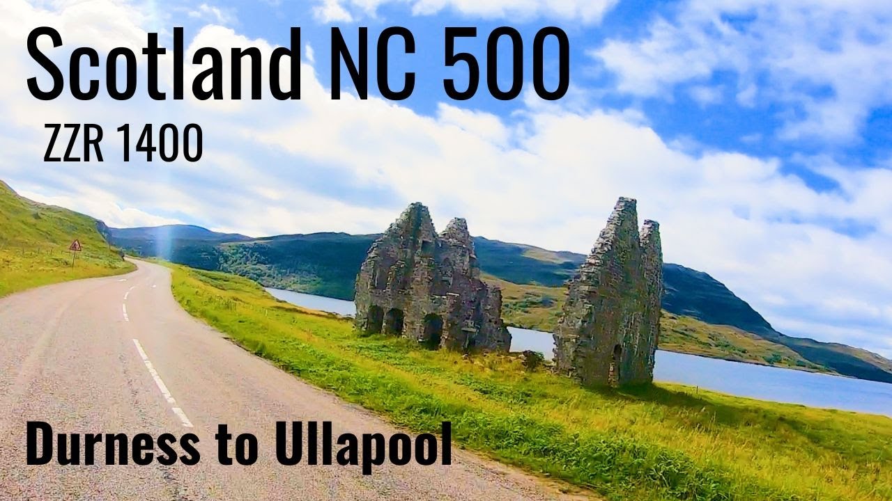 Scotland NC 500 - ZZR 1400 Motorbike - Durness to Ullapool - Day 3 -