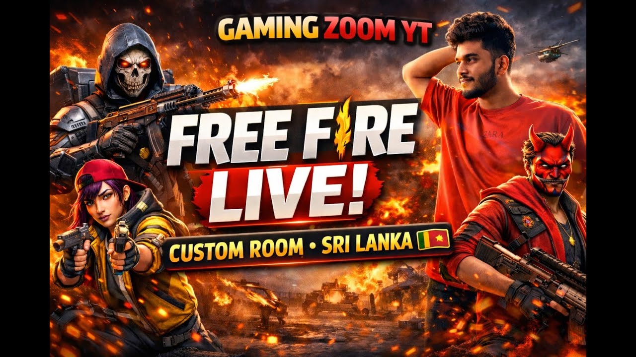 🔥 FF LIVE | අද Grandmaster Push එකට යමු 🏆 🎯