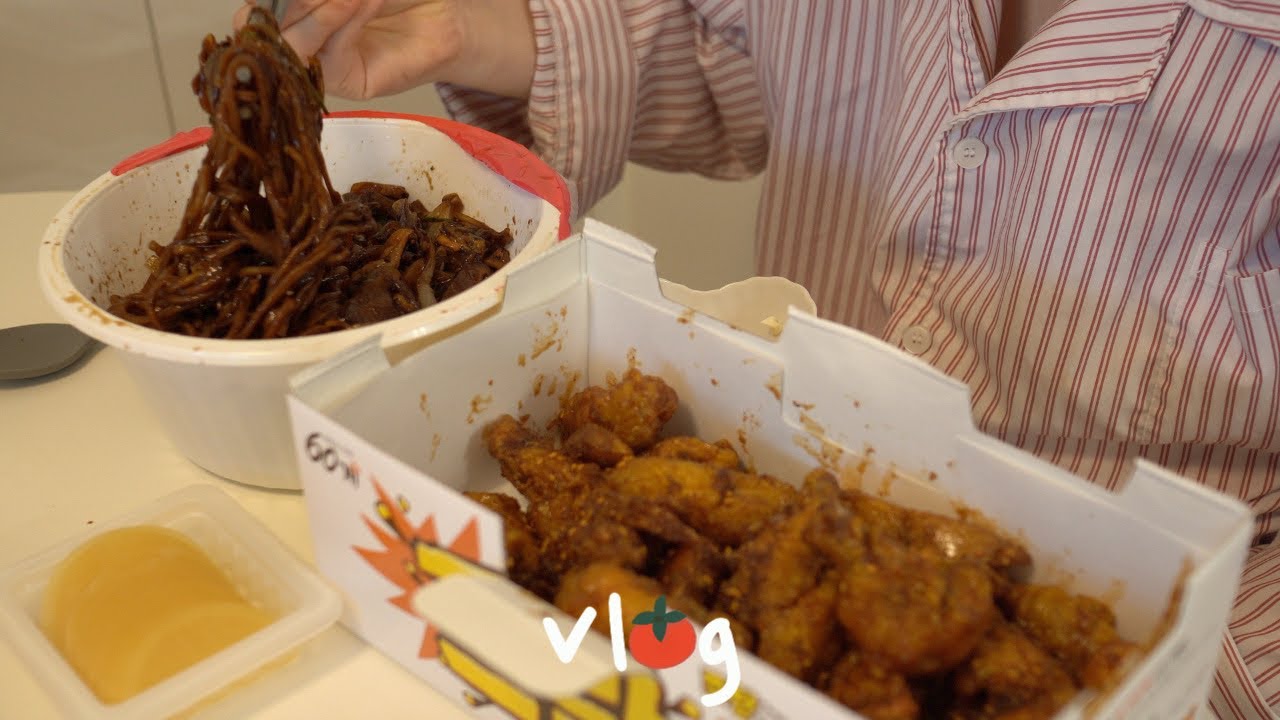 위고비 왜 해요 매일이 위 고비인데 / 60계치킨 쯔란윙봉 + 짜장면 / 제육덮밥, 치즈돈까스, 레몬파운드케이크