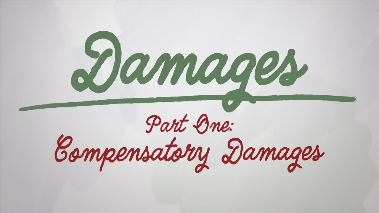 Personal Injury Law - Damages Pt. 1 - Compensatory Damages - Whiteboard Series