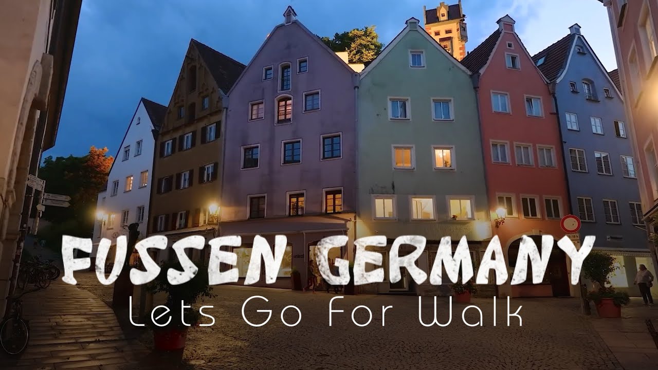Fussen, Germany 4K Walking Tour | Relaxing ASMR City Walk 2025