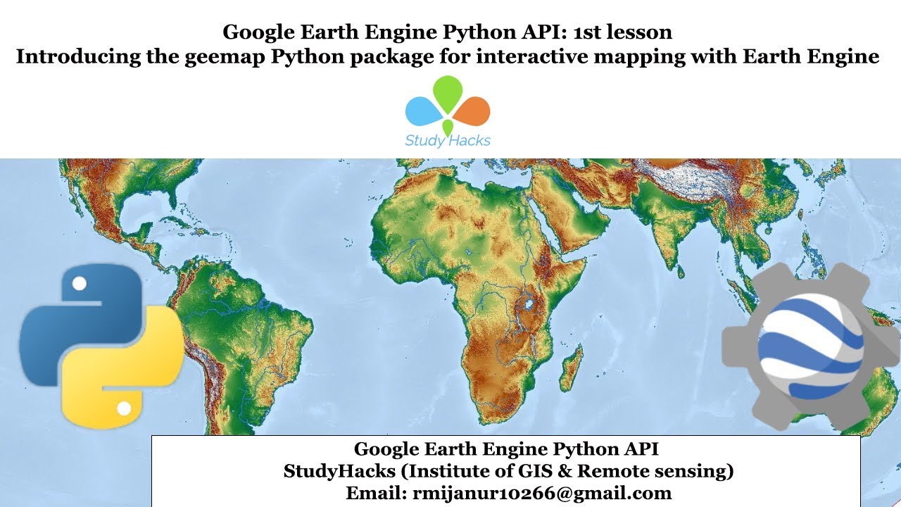 🛑 Урок GEE №1 — Как запустить Google Earth Engine с помощью API Python в Jupyter Notebook | GEE p...