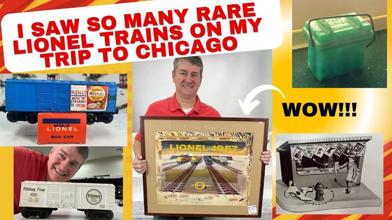 An Amazing Lionel Collector Trip to  the ChicagoLand area to explore RARE Lionel Trains!  Wow!