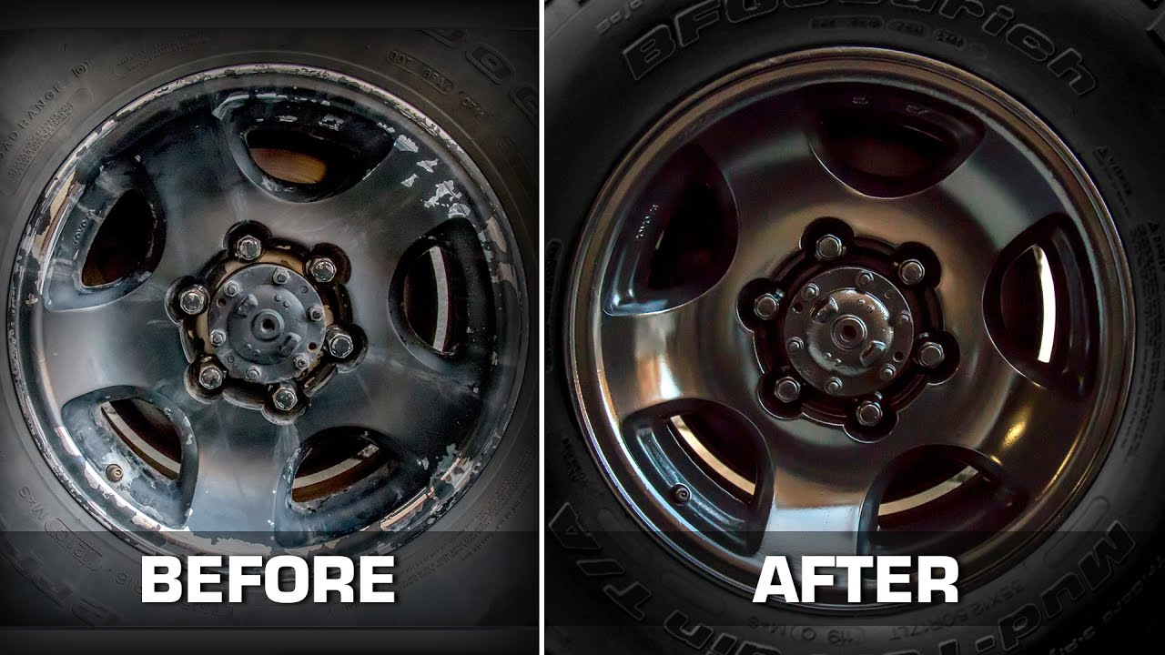 Rattle Can Wheel Painting - 10 minute job!