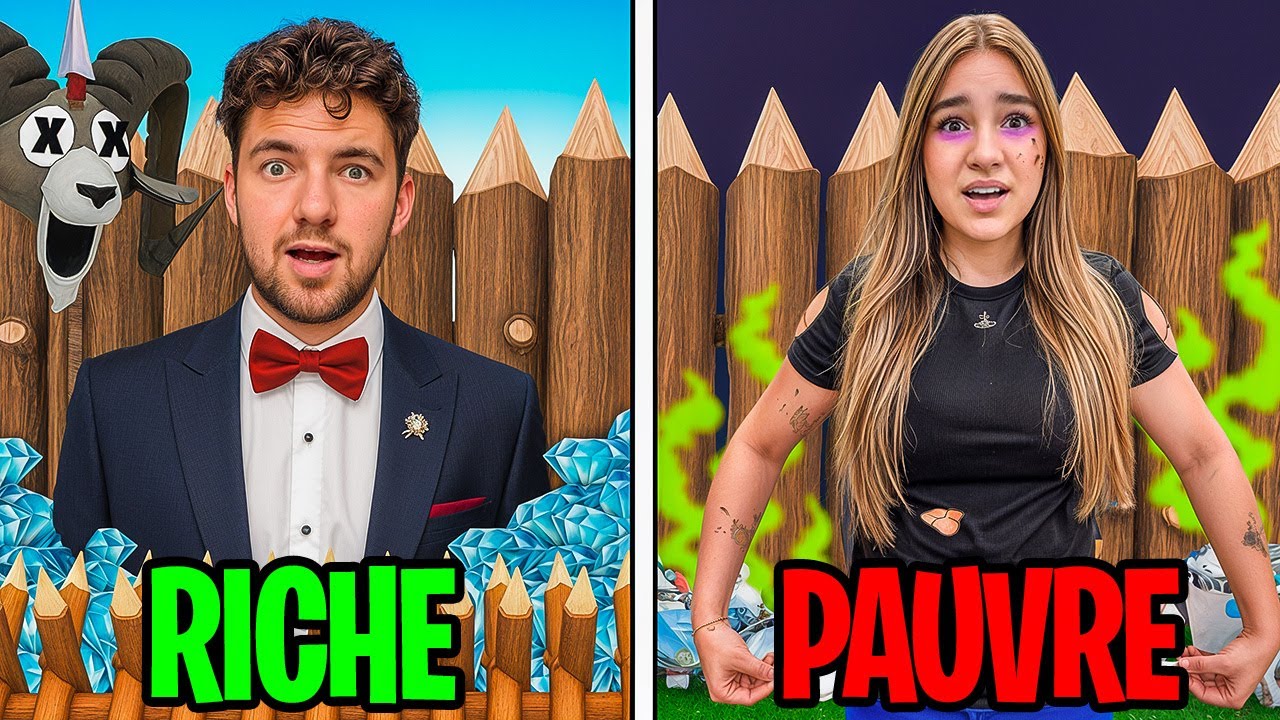 RICHE vs PAUVRE sur 99 NUITS DANS LA FORÊT