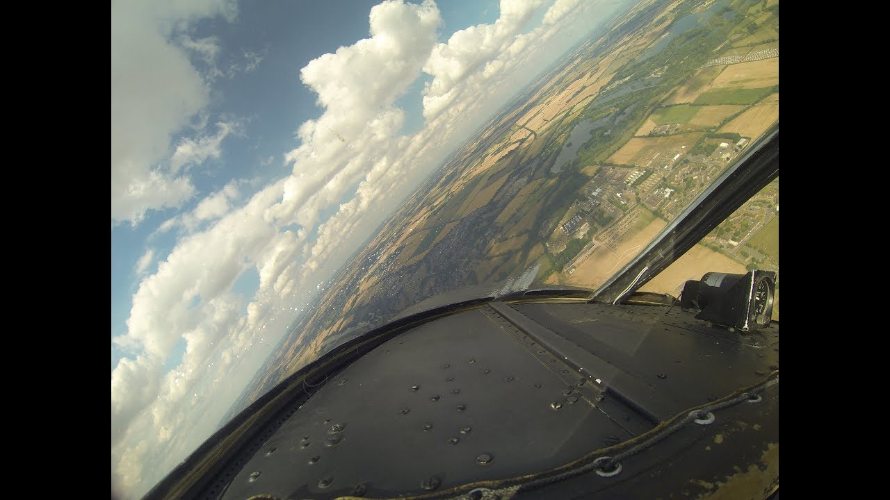 Jet Provost Mk3, flight to Royal International Air Tattoo 2018, HD cockpit video