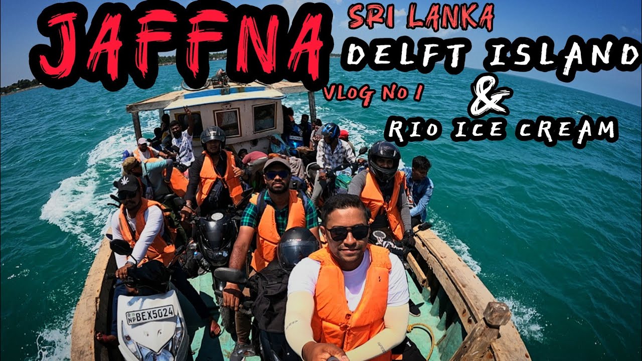 JAFFNA | SRI LANKA | RIO ICE CREAM | DELFT ISLAND | යාපනය තල් අරඹේ සුන්දරත්වය සොයා උතුරු කරයට | 4K