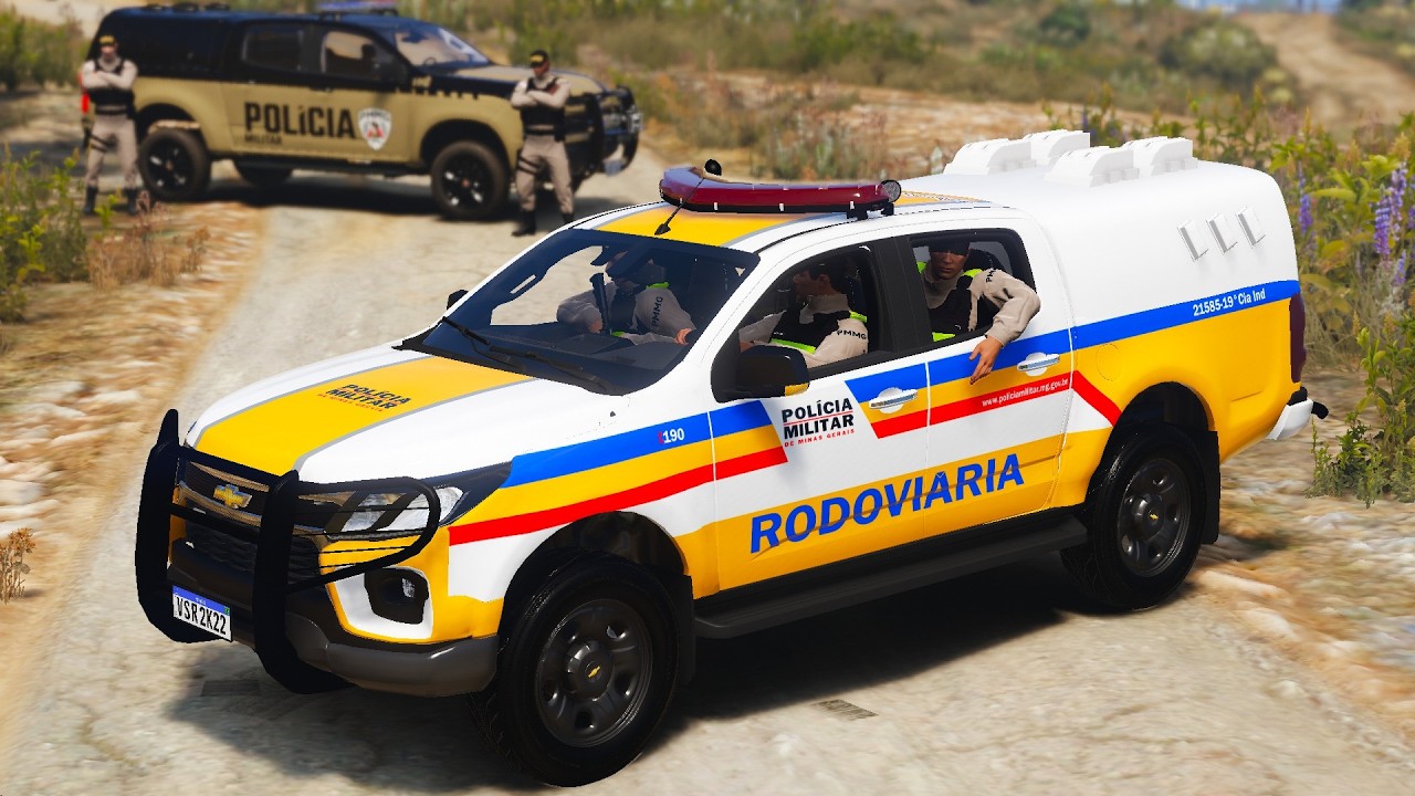 RODOVIÁRIA EM AÇÃO | Patrulha na Estrada | GTA 5 POLICIAL