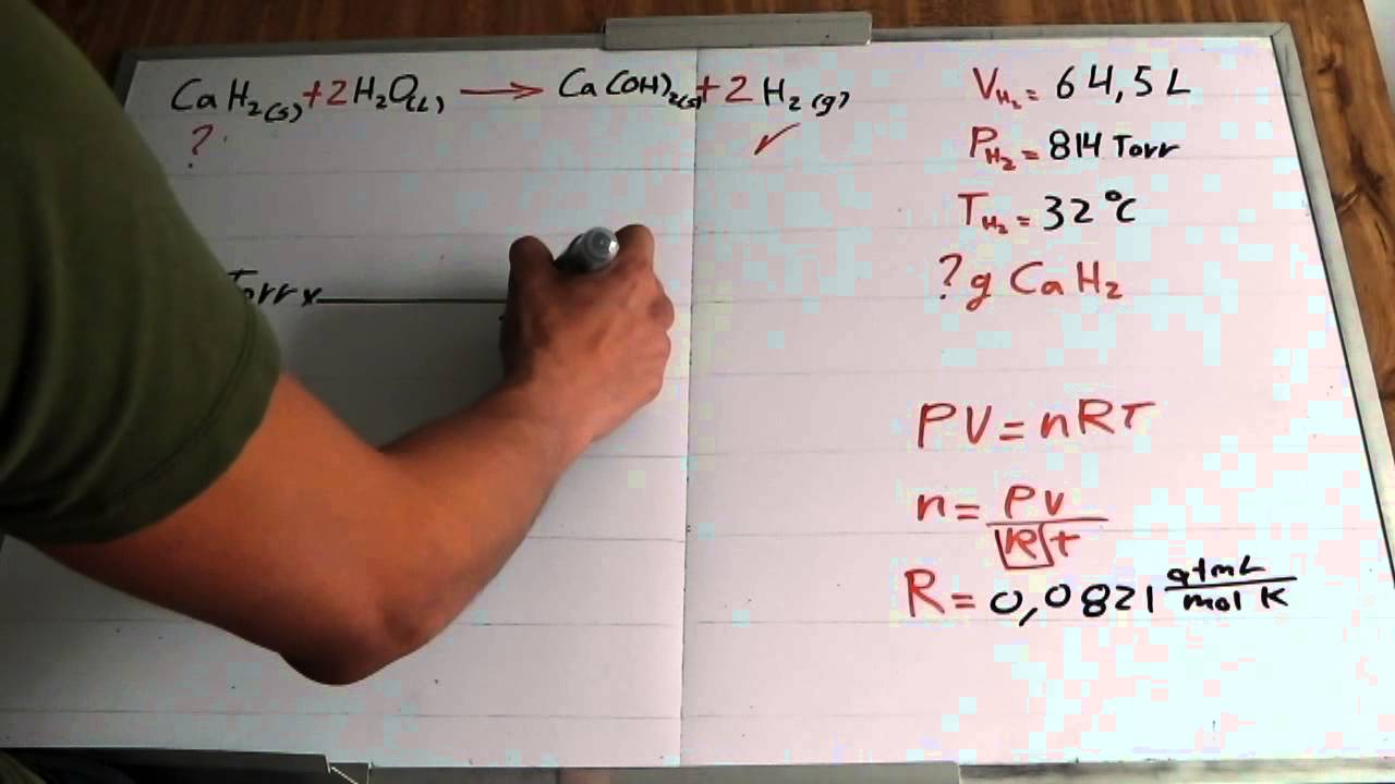 Estequiometría para Gases - Gas Stoichiometry