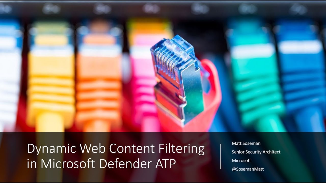 Dynamic Web Content Filtering in Microsoft Defender ATP